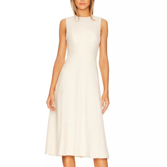 Vince Paneled Crew Neck Dress sz 4 - Picture 2 of 6